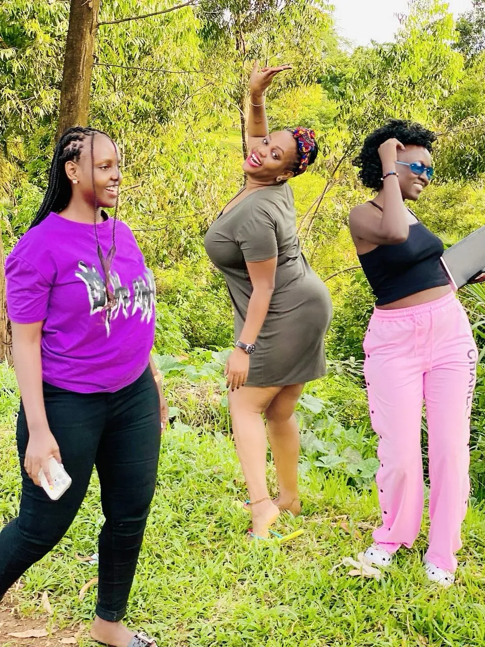 Miles with happy clients